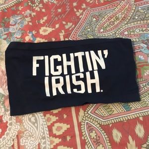 Fighting Irish Notre Dame Bandeau Top